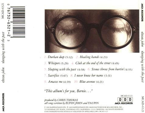 Elton John – Sacrifice (1989, Vinyl) - Discogs