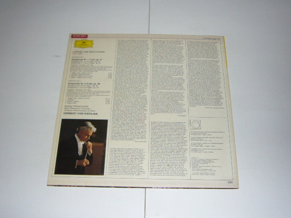 ladda ner album Beethoven Berliner Philharmoniker, Herbert von Karajan - Symphonien Nr 1 Nr 2