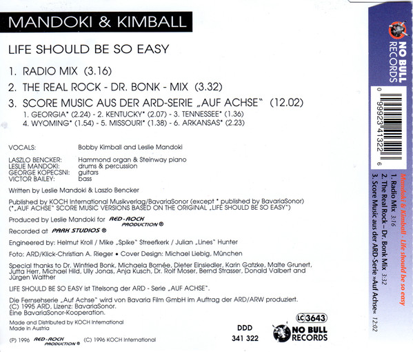 baixar álbum Mandoki & Kimball - Life Should Be So Easy