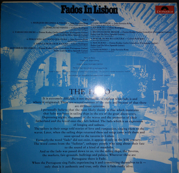 ladda ner album Various - Fados In Lisbon