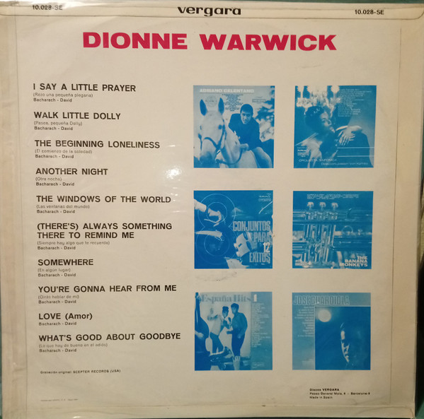 télécharger l'album Dionne Warwick - I Say A Little Prayer