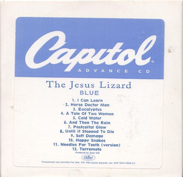 The Jesus Lizard – Blue (1998, Vinyl) - Discogs