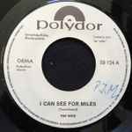 Cover of I Can See For Miles / Someone's Coming, 1967, Vinyl