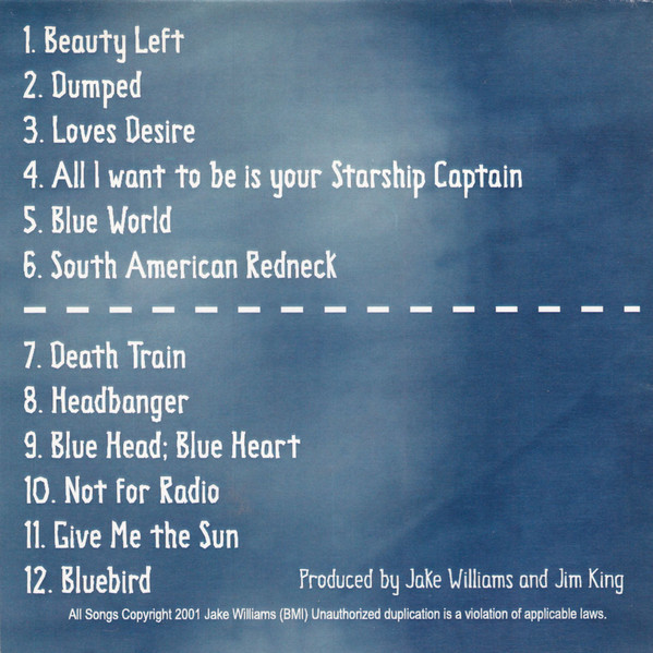 baixar álbum Jake Williams - Blue Head Blue Heart