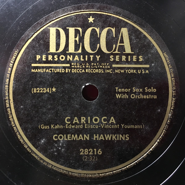 last ned album Coleman Hawkins - Lonely Wine Carioca