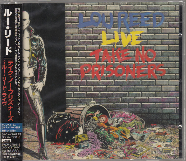 Lou Reed – Lou Reed Live - Take No Prisoners (2003, CD) - Discogs