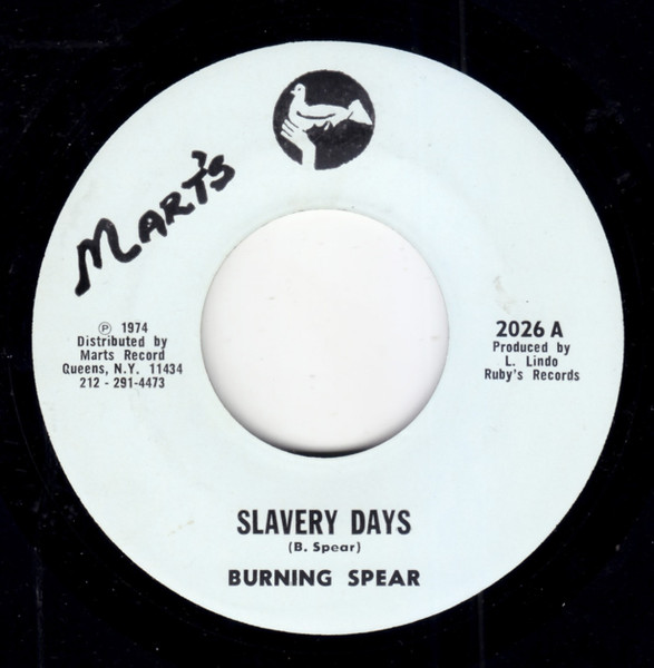 Burning Spear – Slavery Days (1974, Vinyl) - Discogs