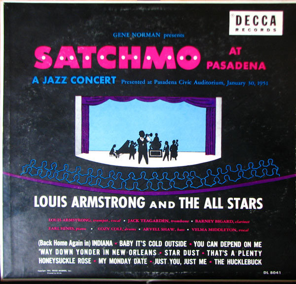 Louis Armstrong And The All Stars – Satchmo At Pasadena (1954 