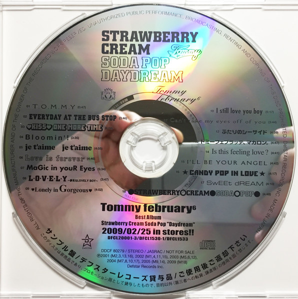 Tommy february6 – Strawberry Cream Soda Pop “Daydream” (2009, CD