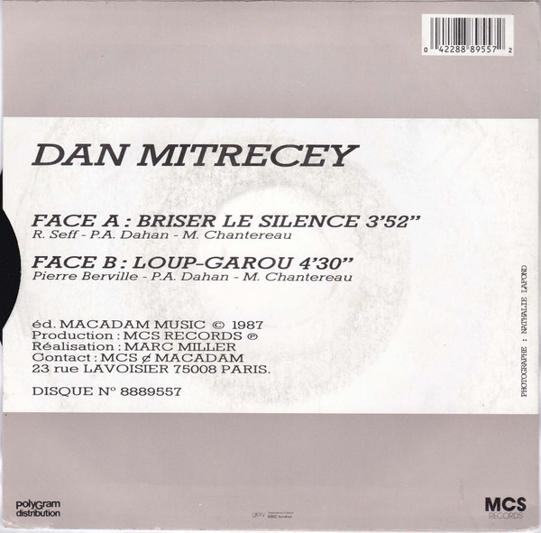 lataa albumi Dan Mitrecey - Briser Le Silence