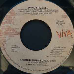 David Frizzell - Country Music Love Affair album cover