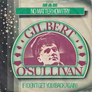 Gilbert O'Sullivan - No Matter How I Try album cover