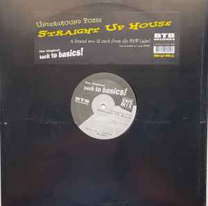Underground Posse - Straight Up House album cover
