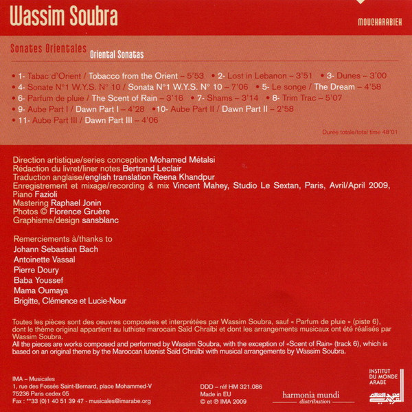 Album herunterladen Wassim Soubra - Sonates Orientales