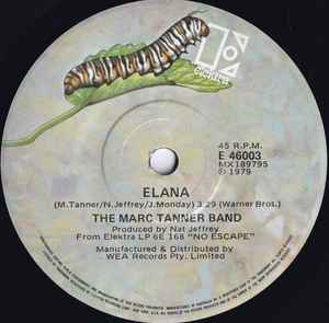 The Marc Tanner Band – Elana (1979, Vinyl) - Discogs