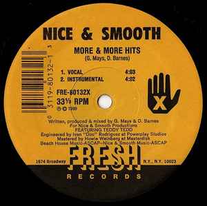 Nice & Smooth – More & More Hits (1989, Vinyl) - Discogs