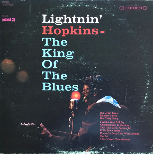 Lightnin' Hopkins – The King Of The Blues (1965, Vinyl) - Discogs