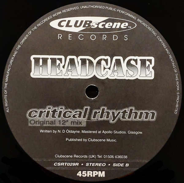 descargar álbum Headcase - Critical Rhythm