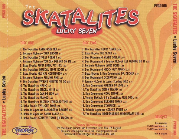 Album herunterladen Download The Skatalites - Lucky Seven album