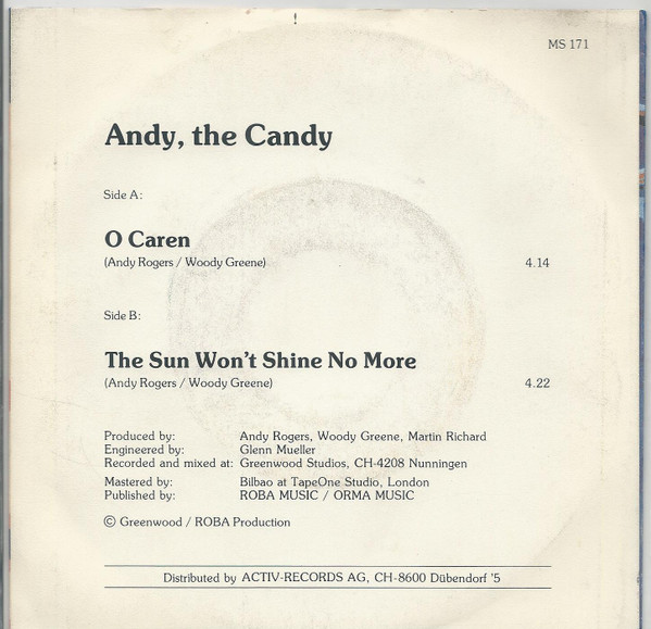 ladda ner album Andy The Candy - Oh Caren