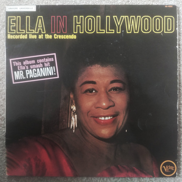 Ella Fitzgerald – Ella In Hollywood (1968, Vinyl) - Discogs