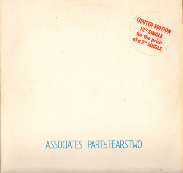 Associates – Party Fears Two (1982, Vinyl) - Discogs