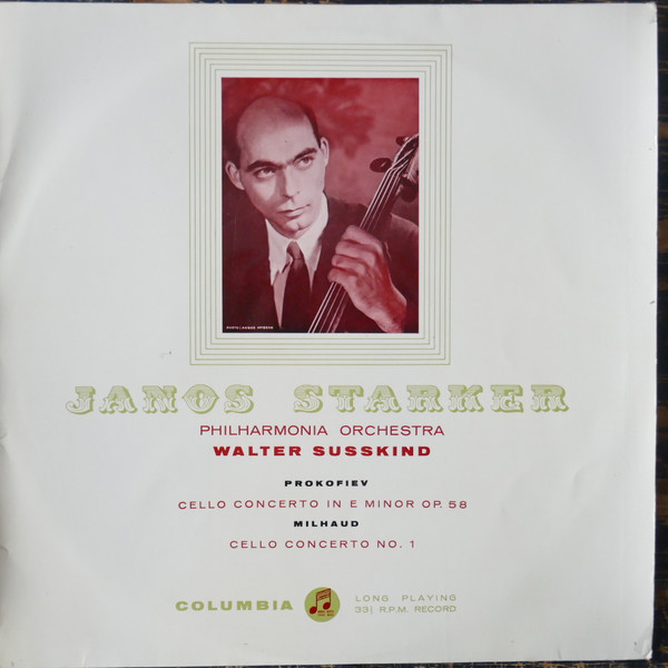 Sergei Prokofiev, Darius Milhaud, Janos Starker, Philharmonia