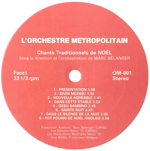 L'Orchestre Métropolitain - Chants Traditionnels De Noël | Orchestre Métropolitain (OM-001) - 3