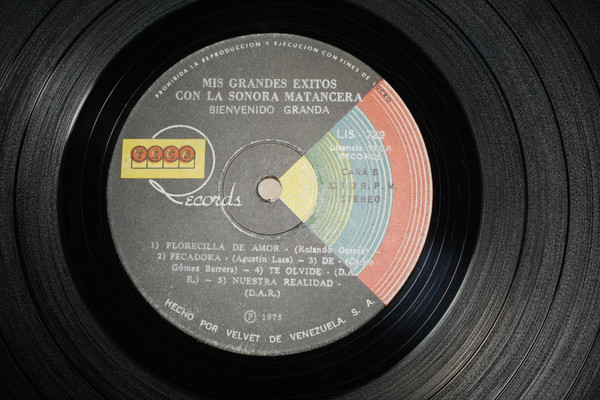 Bienvenido Granda ‎– Mis Grandes Exitos Con La Sonora Vol. 3 [1975] Vinyl  LP Son 
