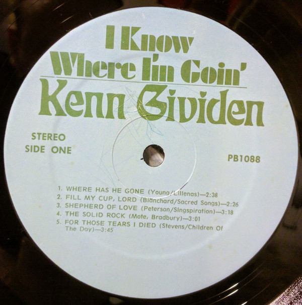 télécharger l'album Kenn Gividen - I Know Where Im Goin