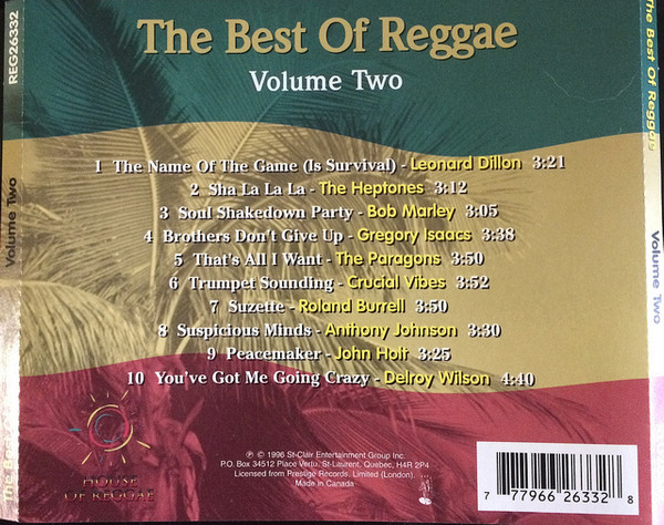 ladda ner album Various - The Best Of Reggae Volume Two