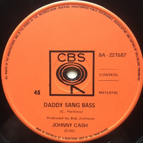 Album herunterladen Johnny Cash - Daddy Sang Bass He Turned The Water Into Wine