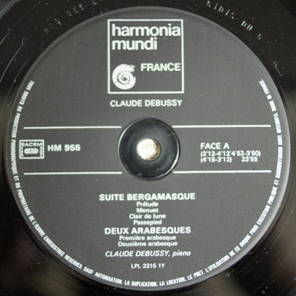 ladda ner album Debussy, Claude Helffer - Suite Bergamasque Arabesques Estampes