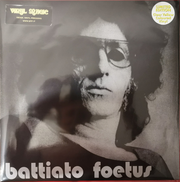 BATTIATO Franco foetus vinyl LP 180 grams Colorful Yellow Gatefold LIMITED  EDT