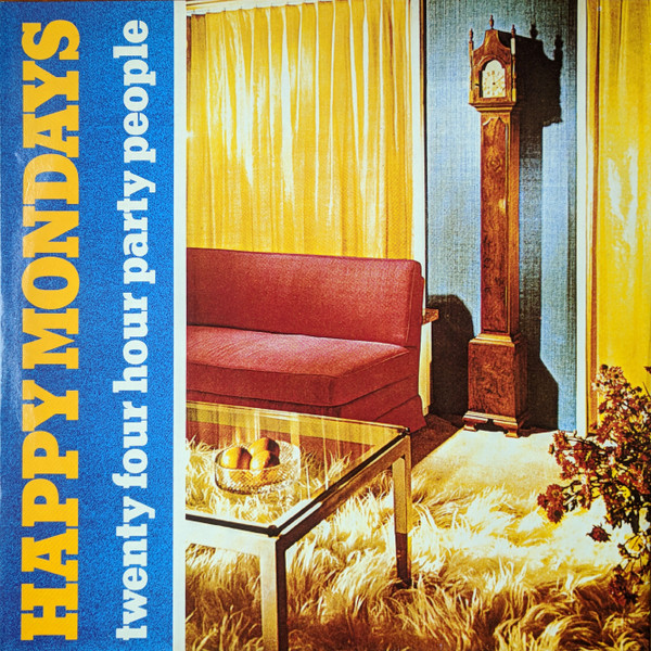 Happy Mondays Logo 12" Vinyl Record Clock 