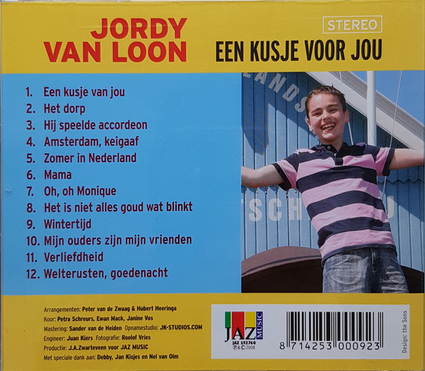 last ned album Jordy van Loon - Een Kusje Voor Jou