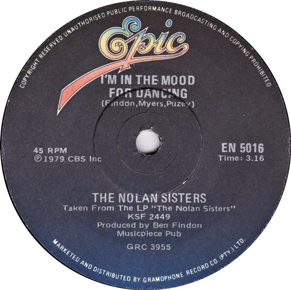 ノーランズ = The Nolans – ダンシング・シスター = I'm In The Mood