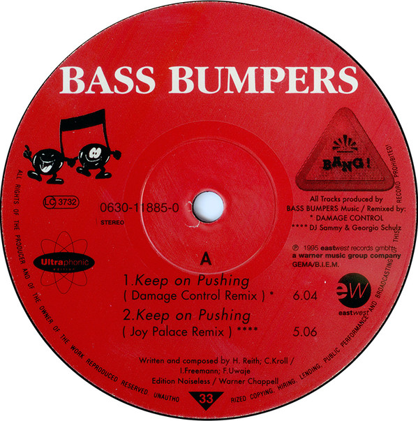 lataa albumi Bass Bumpers - Keep On Pushing Remixes