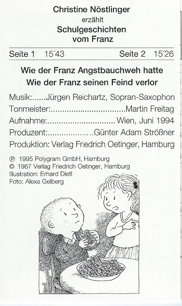 baixar álbum Christine Nöstlinger - Schulgeschichten Vom Franz