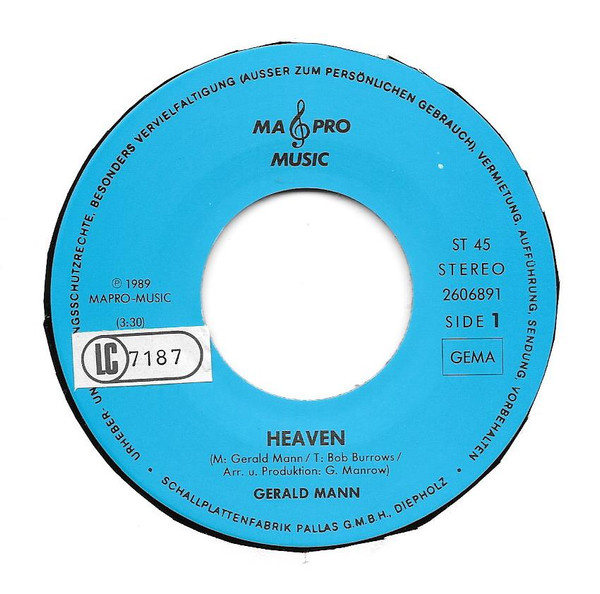 descargar álbum Gerald Mann - Heaven