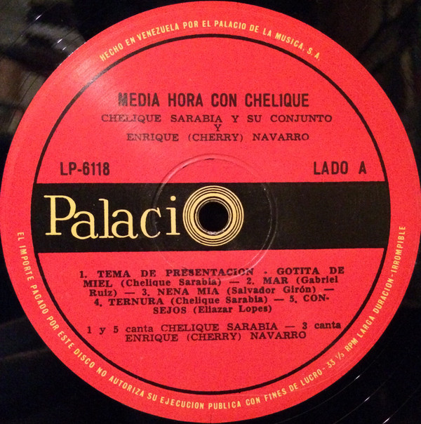 last ned album Jose Enrique Sarabia, Cherry Navarro - 12 Hora Con Chelique