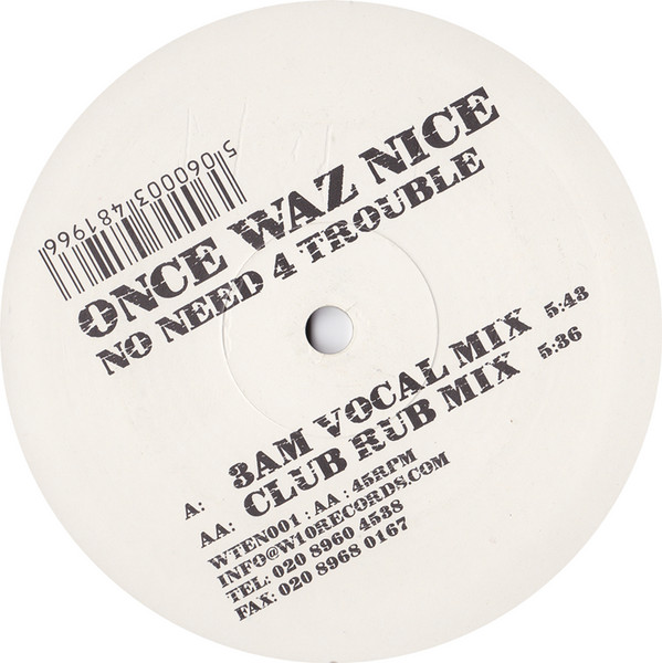 Album herunterladen Once Waz Nice Feat Shena - No Need 4 Trouble