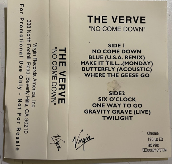 The Verve No Come Down B sides Outtakes Releases Discogs