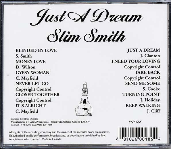 Slim Smith – Just A Dream (1984, Vinyl) - Discogs