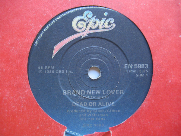 Dead Or Alive – Brand New Lover (1986, Vinyl) - Discogs