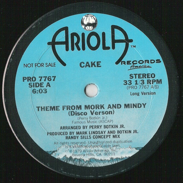 lataa albumi Cake - Theme From Mork And Mindy