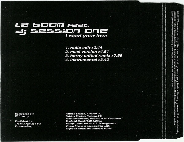 lataa albumi La Boom Feat DJ Session One - I Need Your Love