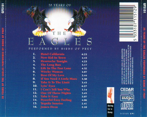 lataa albumi Birds Of Prey - 25 Years Of The Eagles Performed By Birds Of Prey