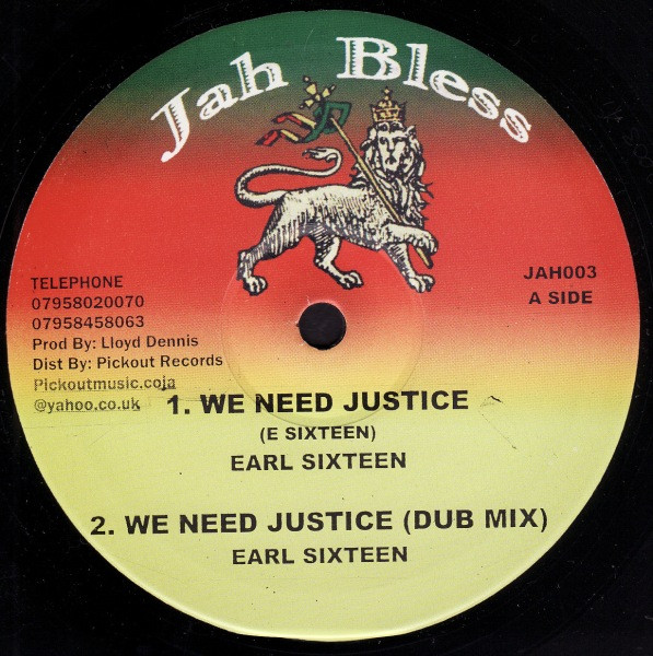 lataa albumi Earl Sixteen - We Need Justice