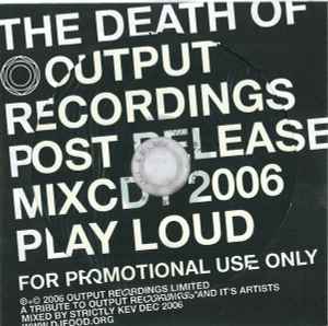 Strictly Kev - The Death Of Output Recordings Post Release (Pts.1-3) album cover